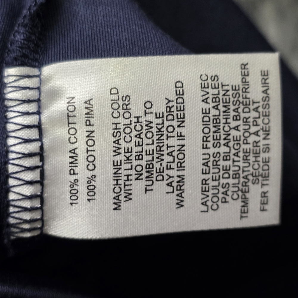 Robert Barakett Men's Navy Long Sleeve Shirt - Picture 5 of 9
